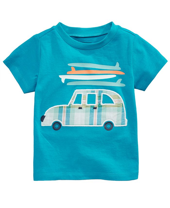 First Impressions Beach Buggy-Print Cotton T-Shirt, Baby Boys, Created ...