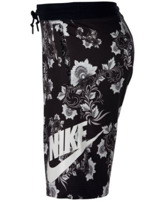 Nike Men's Sportswear Floral Printed French Terry Shorts - Macy's