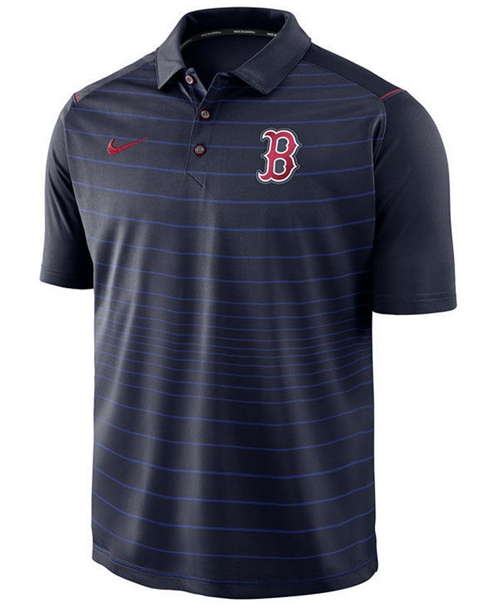 Nike Men's Boston Red Sox Stripe Polo - Macy's