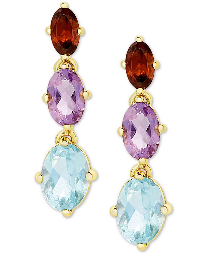 Macy's 18k shop gold earrings