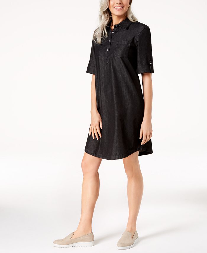 Karen scott denim discount dress