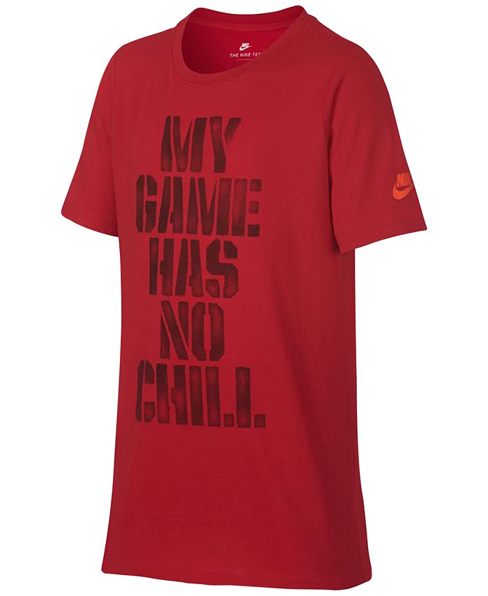 Nike Chill-Print Cotton T-Shirt, Big Boys - Macy's