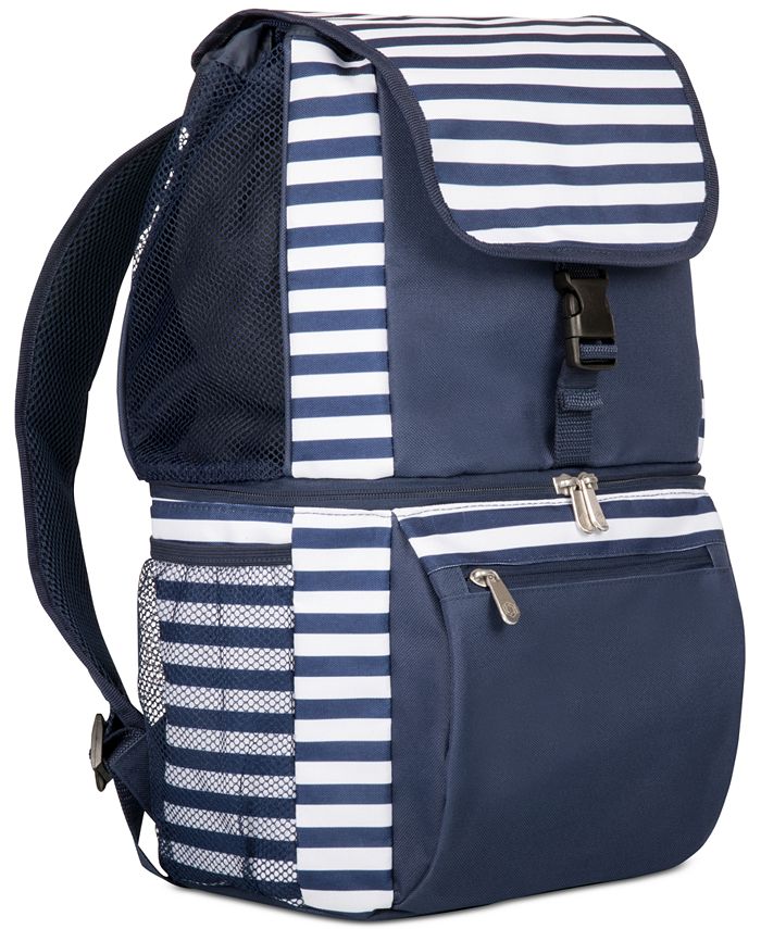 Oniva by Picnic Time Navy & White Striped Zuma Cooler Backpack Macy's