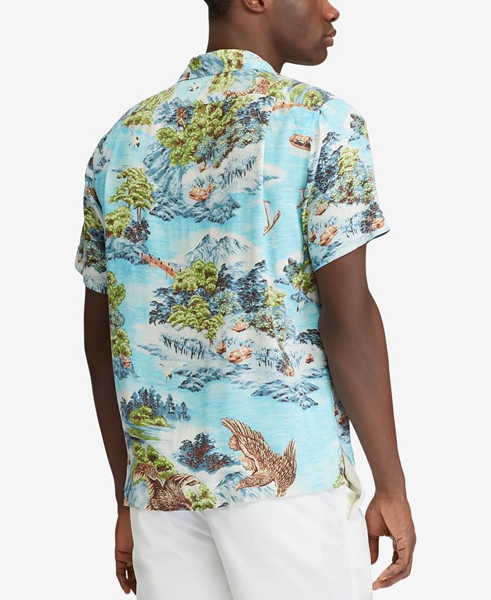 Polo Ralph Lauren Men's Classic Fit Printed Shirt - Macy's