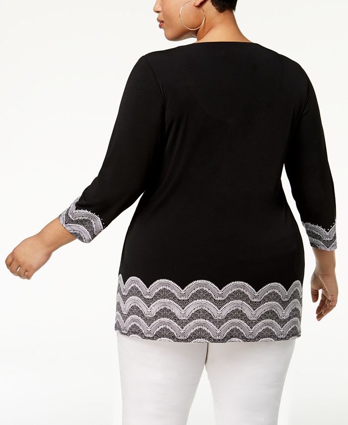 Jm Collection Plus Size Embellished Tunic Created For Macys Macys