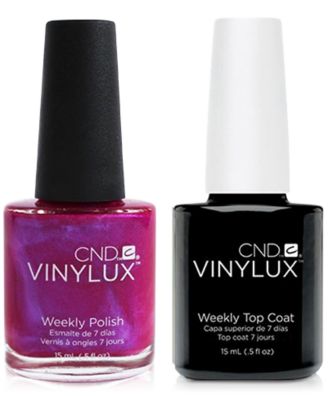 Creative Nail Design Vinylux Magenta Mischief Nail Polish & Top Coat