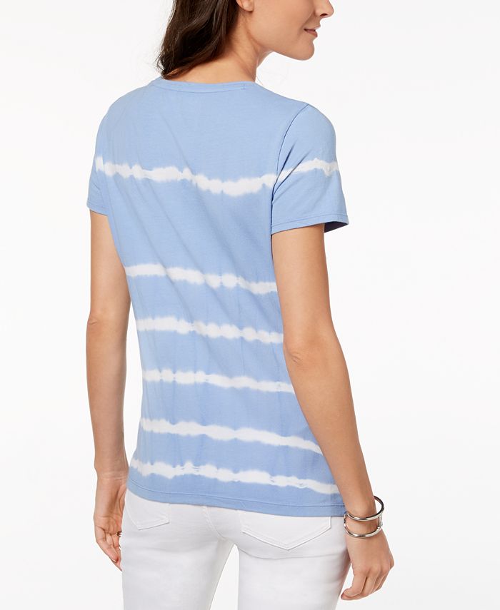 Tommy Hilfiger CrewNeck TieDye TShirt, Created for Macy's Macy's