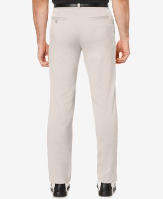 PGA Tour Men's Flat-Front Golf Pants - Silver Lining