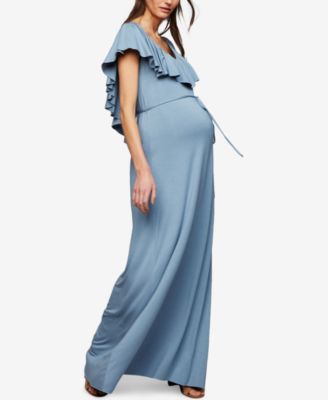 Rachel Pally Maternity - Maternity Ruffled Maxi Dress