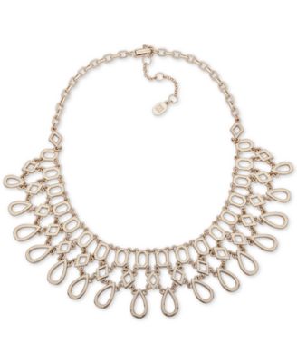 Ivanka Trump - Gold-Tone Openwork Statement Necklace, 16" + 3" extender