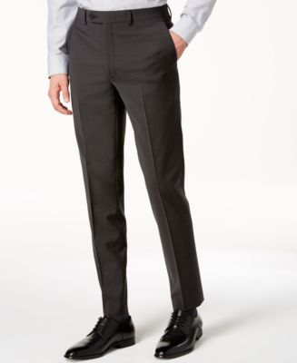 Calvin Klein Men's Skinny-Fit Extra Slim Infinite Stretch Suit Pants &  Reviews - Pants - Men - Macy's