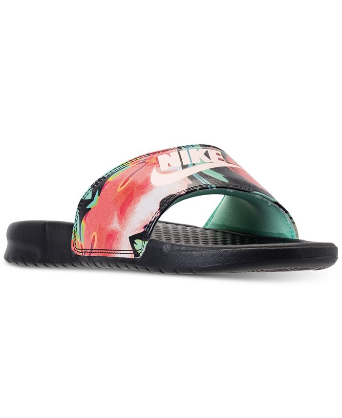 nike benassi jdi print slide sandals