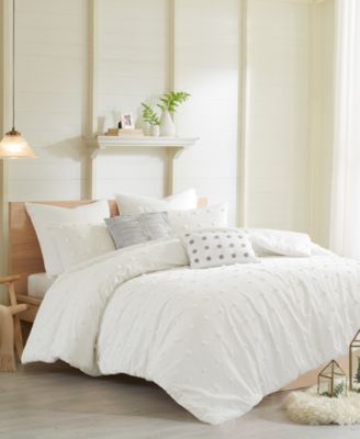 Brooklyn Jacquard Cotton 7-Pc. Duvet Cover Set, King/California King