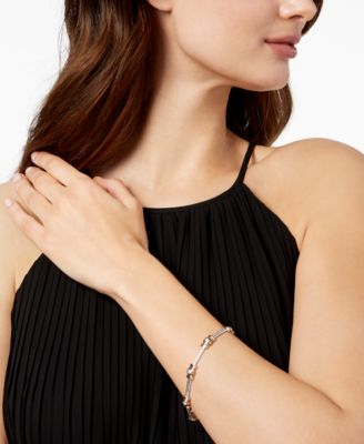 Diamond Bracelet (1 ct. t.w.) in 14k White & Yellow Gold 