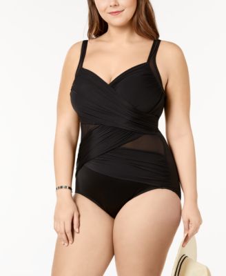 swimsuit with built in bra plus size