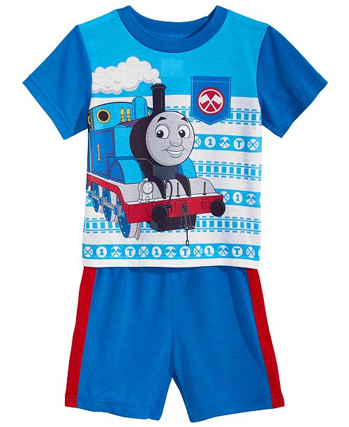 Thomas Friends 2 Pc Graphic Print Pajama Set Toddler Boys