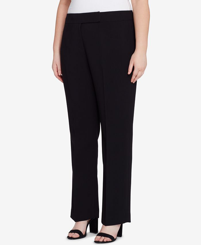 Tahari Asl Plus Size Turn Lock Pantsuit Macys 