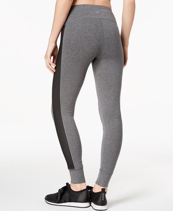 Ideology Mesh-Trimmed Yoga Leggings, Created for Macy's & Reviews ...