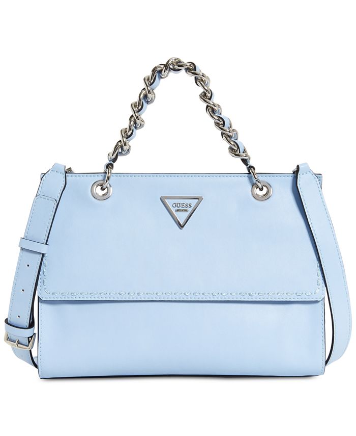 GUESS Sawyer Small Satchel - Macy's