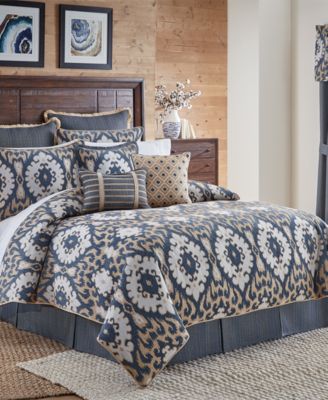 Croscill Kayden 4-Pc. Medallion Jacquard California King Comforter Set ...