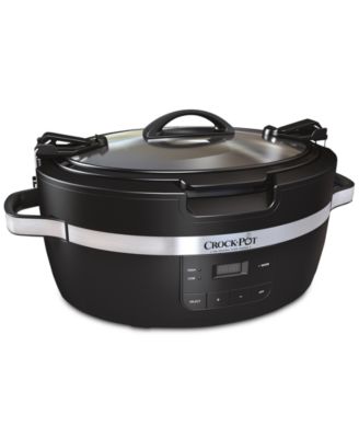 Crock-Pot 6-Qt. ThermoShield Cook & Carry Slow Cooker - Macy's