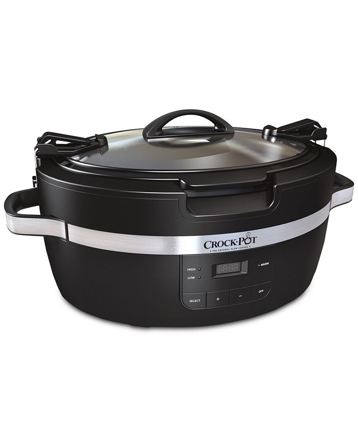 CrockPot 6Qt. ThermoShield Cook & Carry Slow Cooker Macy's