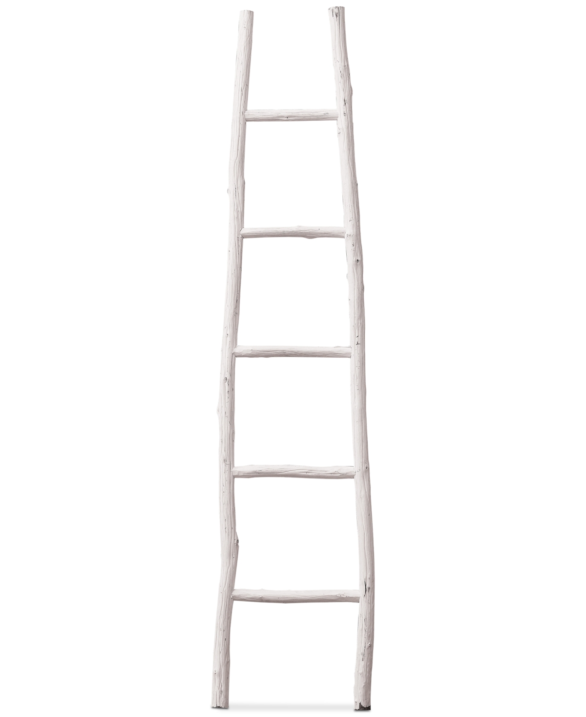 3r Studio Decorative Painted Wood Ladder In White