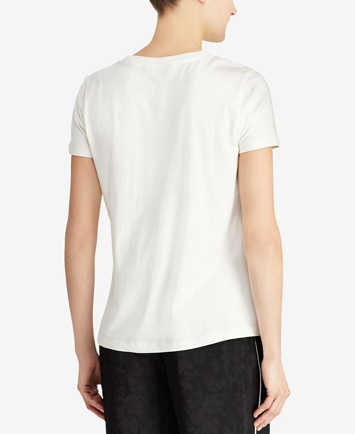Lauren Ralph Lauren Petite Graphic T-Shirt, Created for Macy's ...