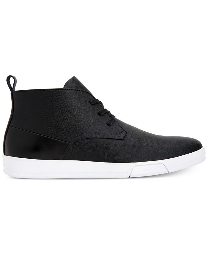 Calvin Klein Men's Bain Saffiano Chukka Boots Macy's