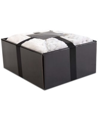 Christian Siriano Luxury Faux-Fur Throw, 60" x 70"