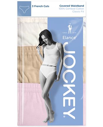 Jockey Elance French Cut 3 Pack Underwear 1485 1487, Extended