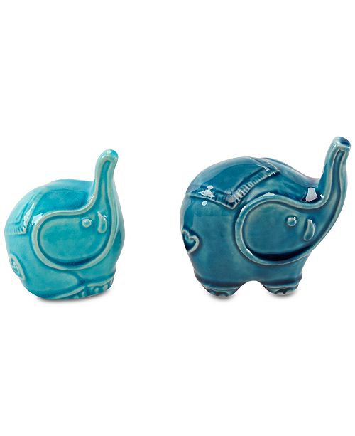 Jla Home Madison Park Elephant Figurines Set Of 2 Reviews Vases Home Decor Macy S