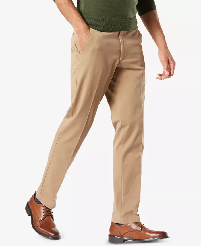 Men's Workday Smart 360 Flex Slim-Fit Khaki Stretch Pants - thumbnail 2