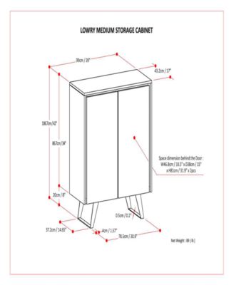 Minah Medium Storage Cabinet