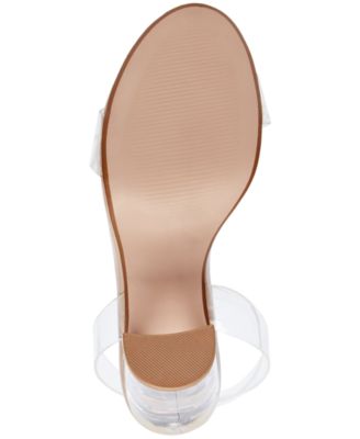 steve madden women's camille lucite dress sandals