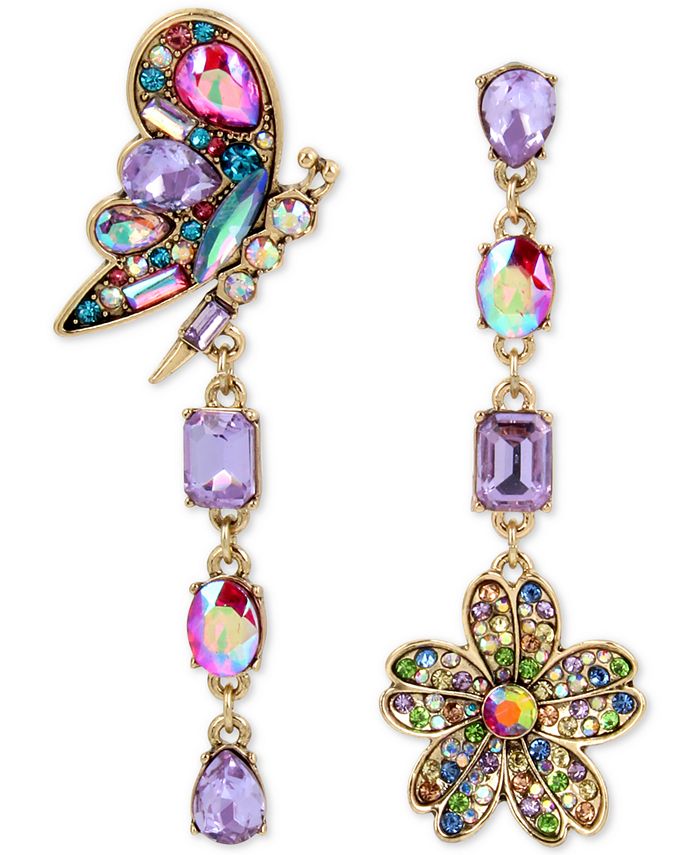 Betsey johnson butterfly earrings store