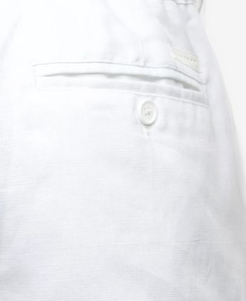 Sean John Men's Drawstring Linen Pants, Created for Macy's - Macy's