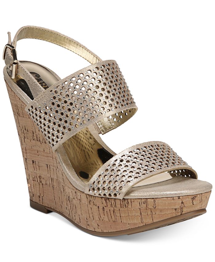 Carlos by Carlos Santana Beverlee Wedge Sandals - Macy's