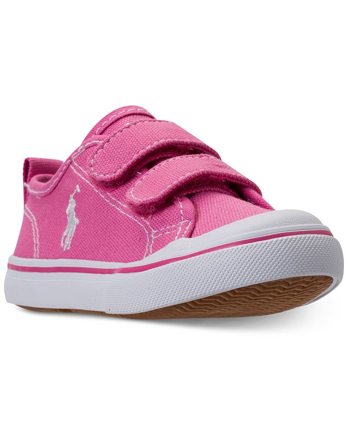 Polo Ralph Lauren Toddler Girls' Karlen EZ Casual Sneakers from Finish ...