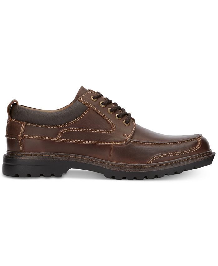 Dockers Warden Mens Oxford Shoes Comfortable Leather Shoes For Men With Stain Defender In Brown