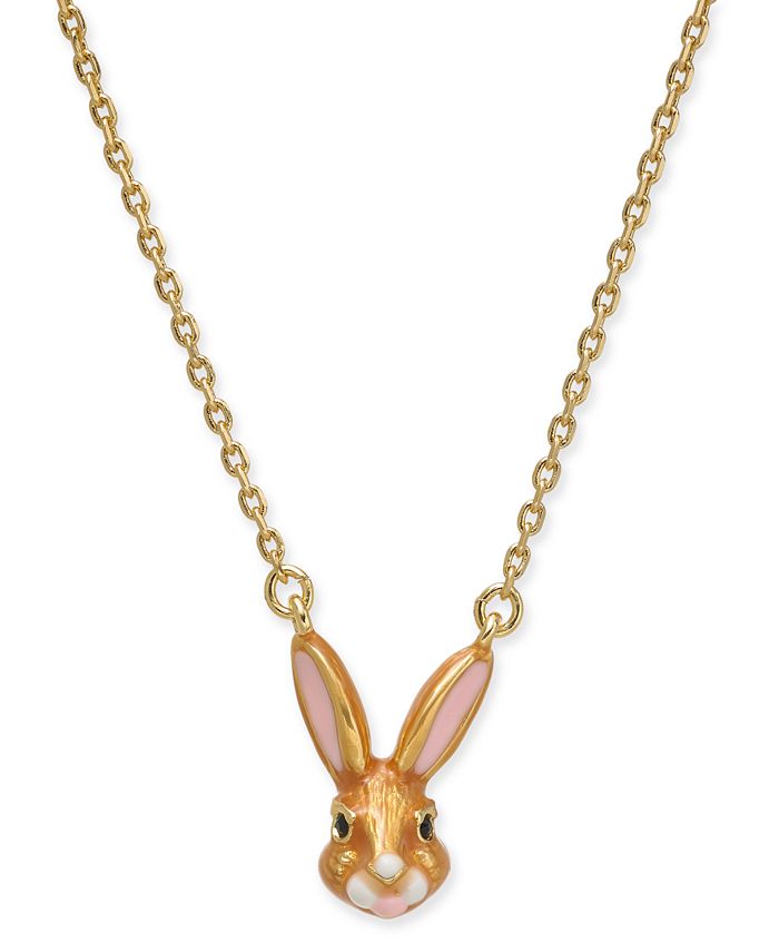 Kate spade bunny necklace deals