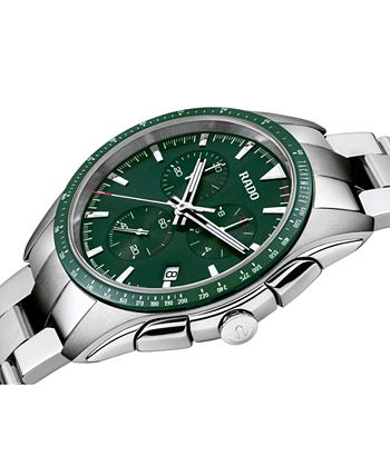Rado - Men's Swiss Chronograph HyperChrome Stainless Steel Bracelet Watch 45mm