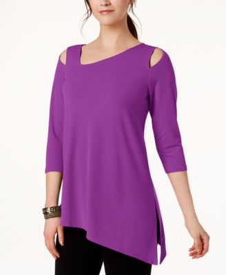 alfani cold shoulder top