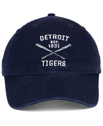 47 Brand Detroit Tigers White Rose CLEAN UP Cap - Macy's