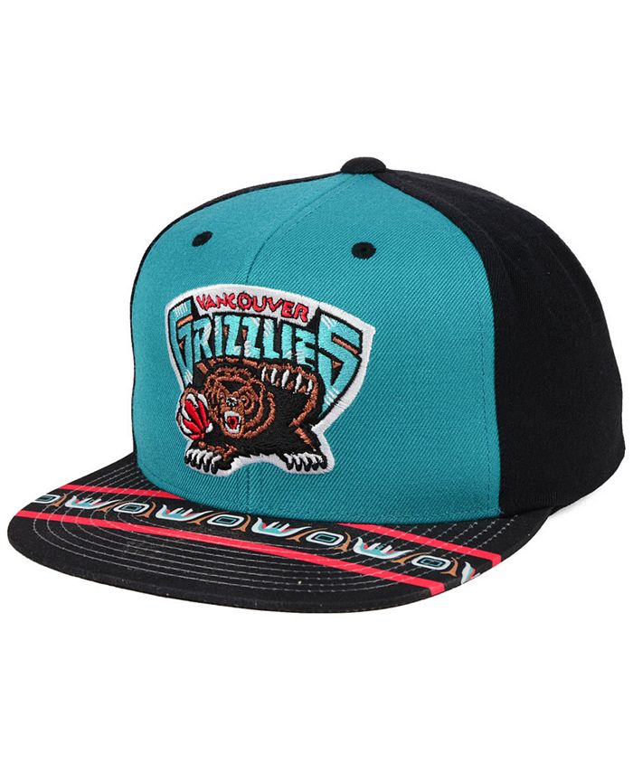Men's Vancouver Grizzlies Mitchell & Ness NBA Teal Wool Snapback