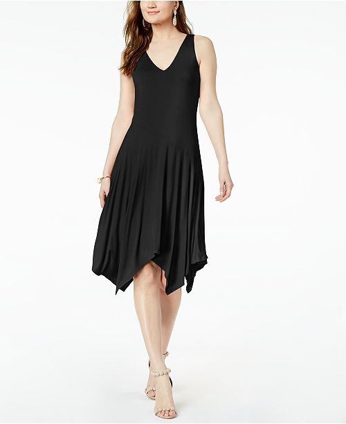 Inc International Concepts I N C Petite Handkerchief Hem Dress