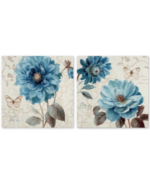 Trademark Global Lisa Audit 'a Blue Note' 2-panel Wall Art Set, 18" X 37"