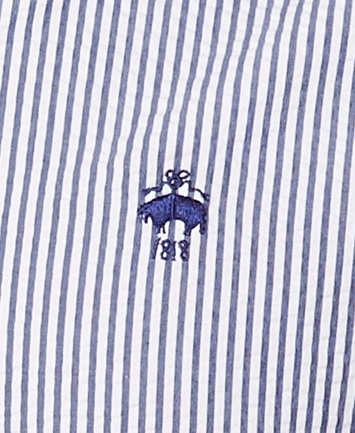 Brooks Brothers Men's Seersucker Slim Fit Shirt - Macy's