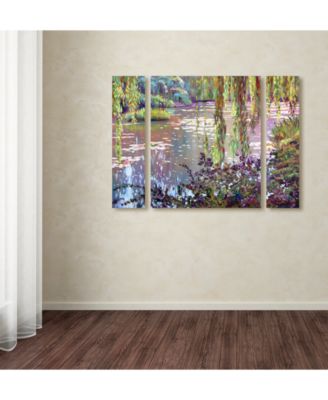 Trademark Global David Lloyd Glover 'Homage to Monet' Multi Panel Art Set Large - 25" x 30" x 2"