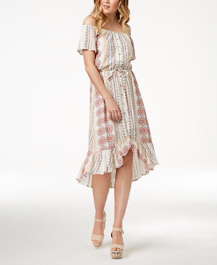 American Rag Juniors Off The Shoulder Dress Created for Macy s